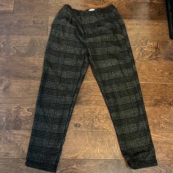 Zara Kids Brown Plaid pants in size 13/14 - Picture 1 of 3